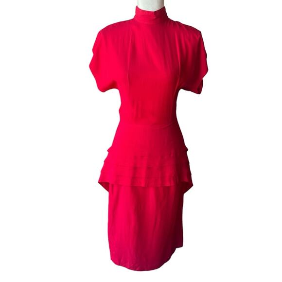 April Rain Vintage Midi Dress Size 7/8 - Picture 1 of 4